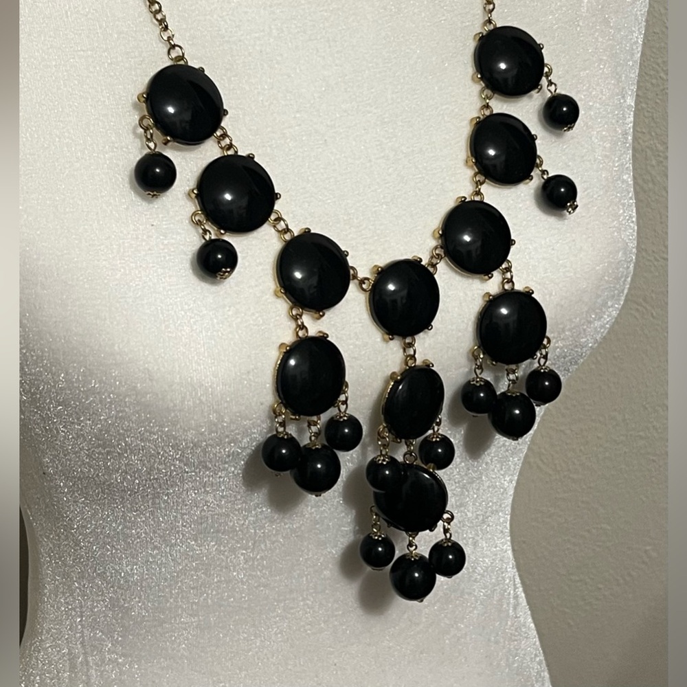 Black & Gold Statement Necklace